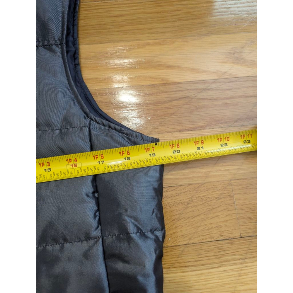 Lands' End Quilted Down Puffer Vest Small 6b8 Mocha Brown - Picture 7 of 11